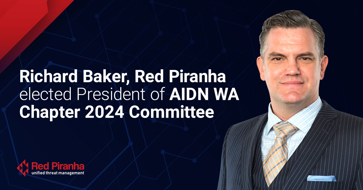 Richard Baker Red Piranha AIDN WA Banner