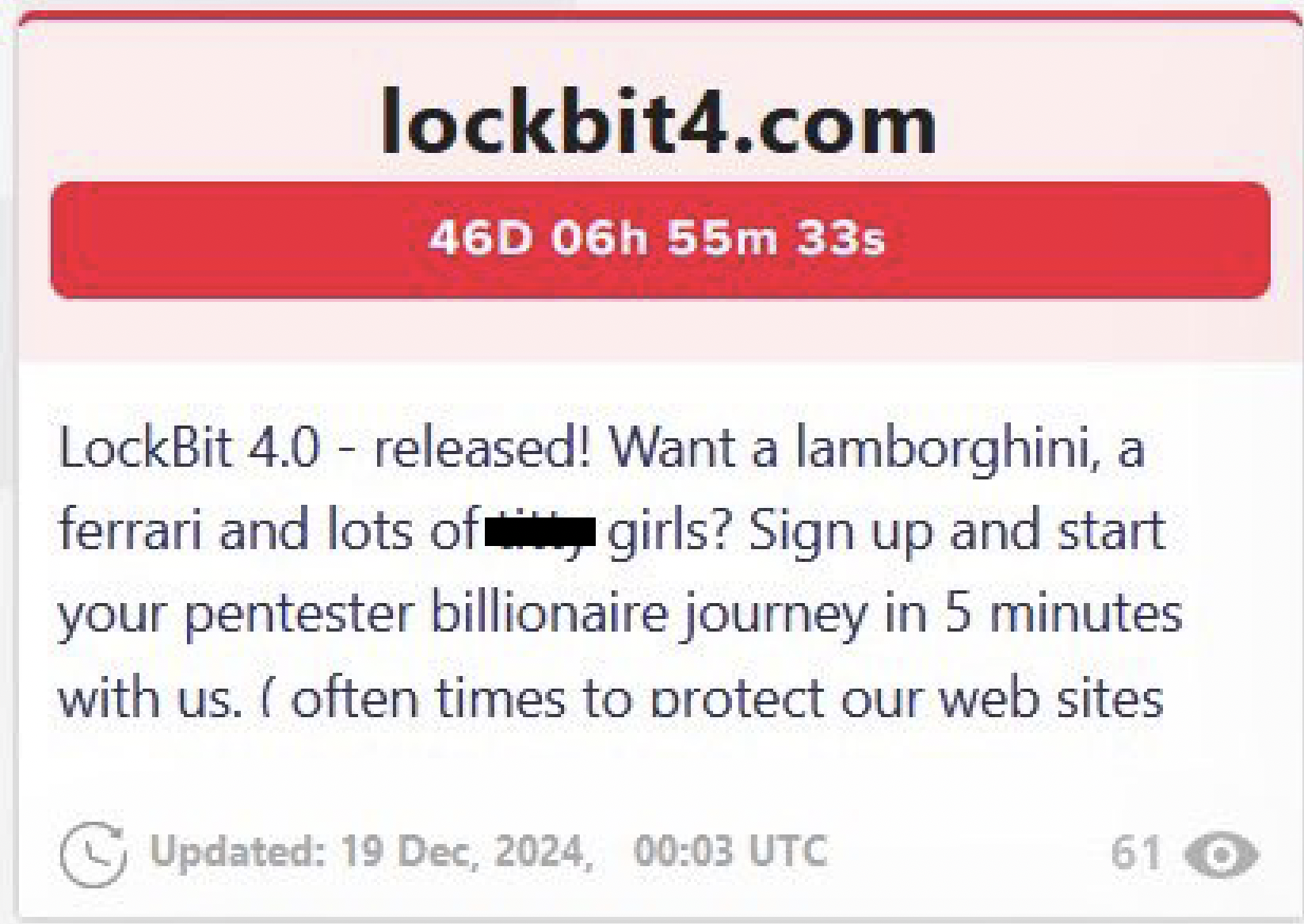 Lockbit Screenshot