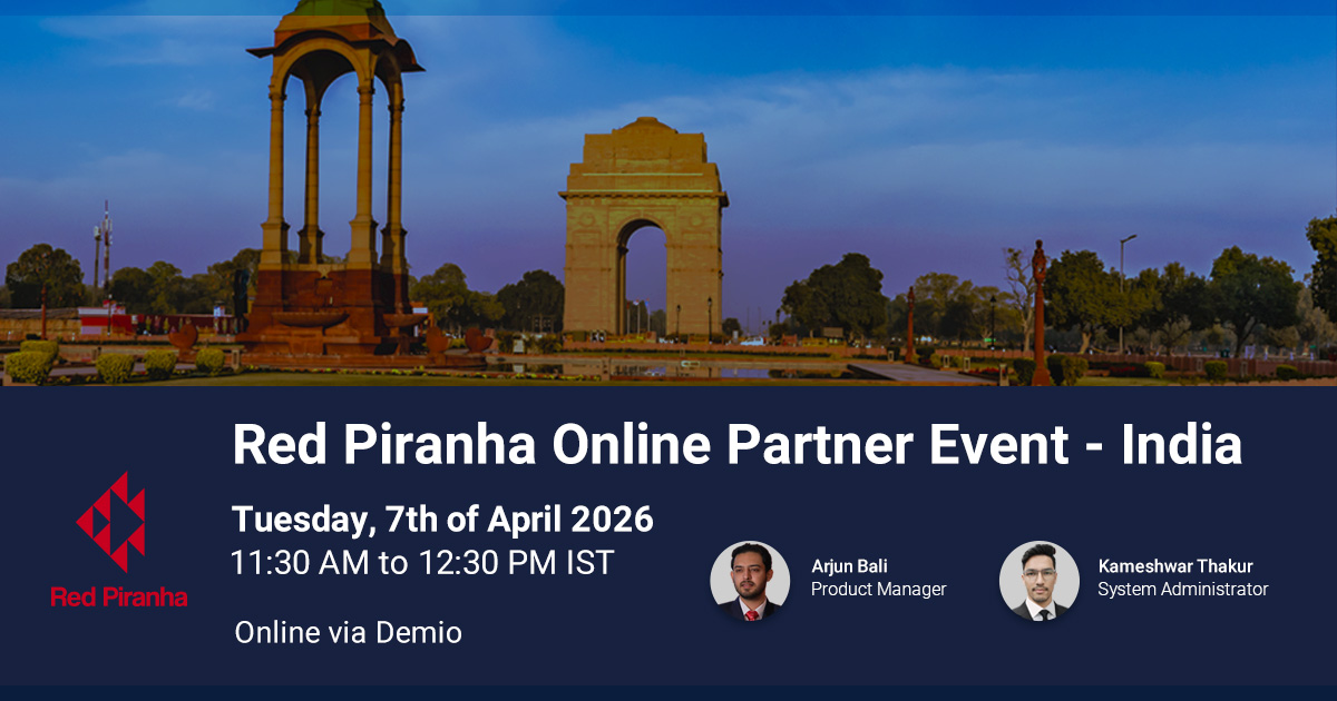 Red Piranha Online Partner Event - India 3rd April 2026
