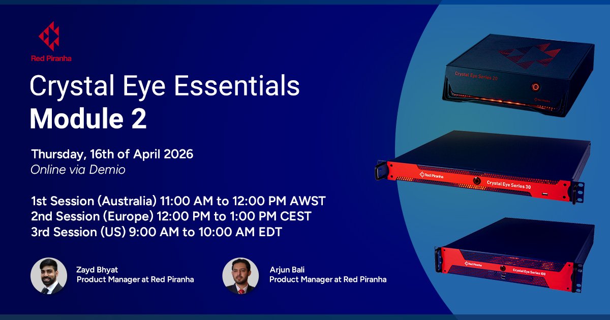 Crystal Eye Essentials Module 2: Crystal Eye XDR Demo