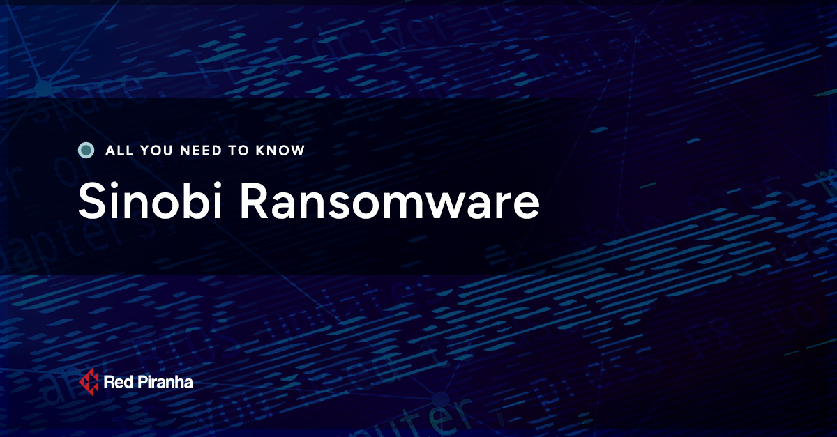 Sinobi Ransomware Banner