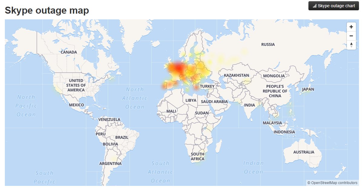 skype outage map