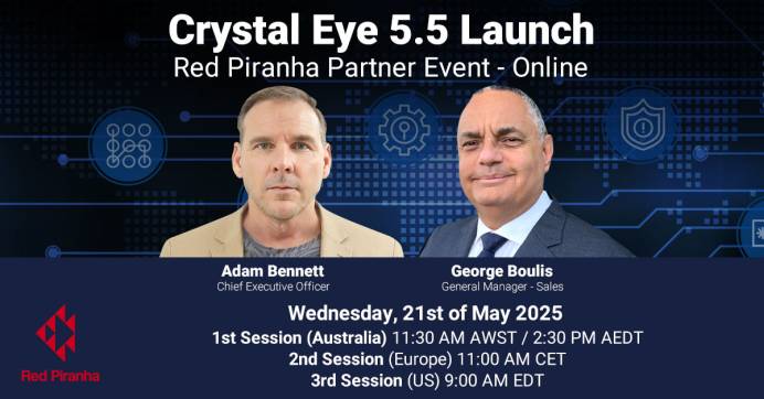 Red Piranha Online Partner Event - Crystal Eye 5.5 Launch 21st May 2025